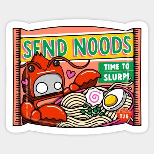 Instant Noodle Shrimp Flavour Sticker